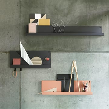 Półka Folded mała - czarny - Muuto