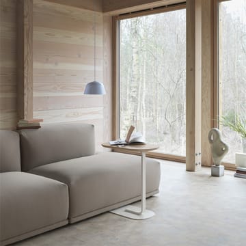 Relate stolik boczny H: 73,5 cm - Oak veneer-Off white - Muuto