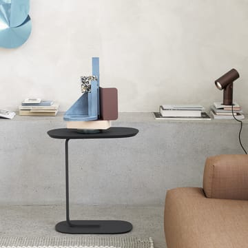 Relate stolik boczny H: 73,5 cm - Smoked oak-Black - Muuto