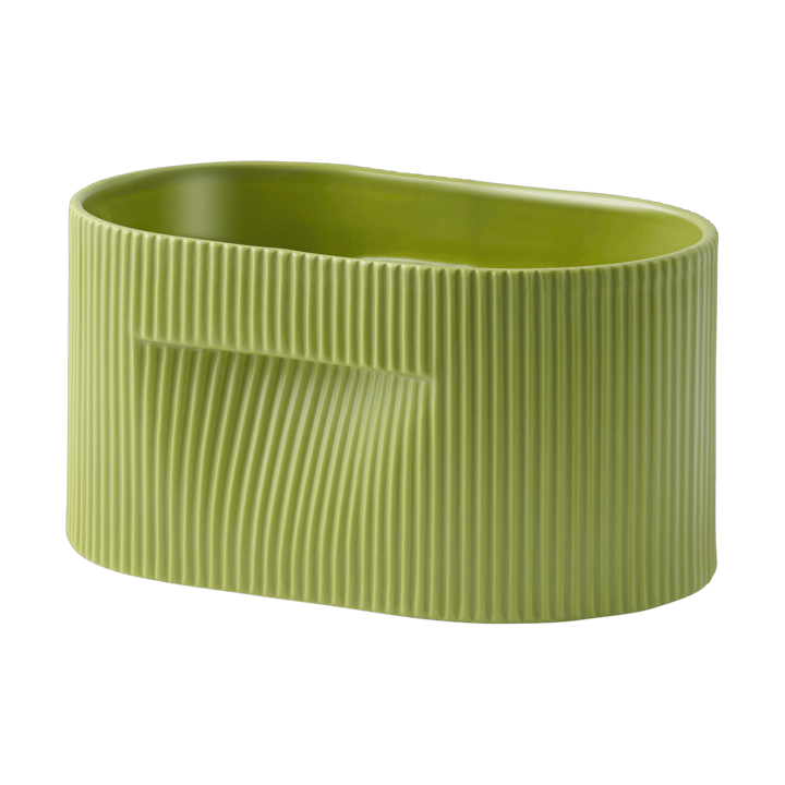 Ridge doniczka 13 cm - Moss green - Muuto