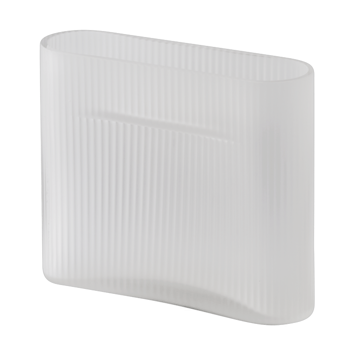 Ridge wazon matowe szkło 16,5 cm - White - Muuto