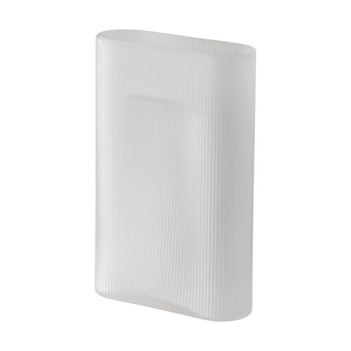 Ridge wazon matowe szkło 35 cm - White - Muuto