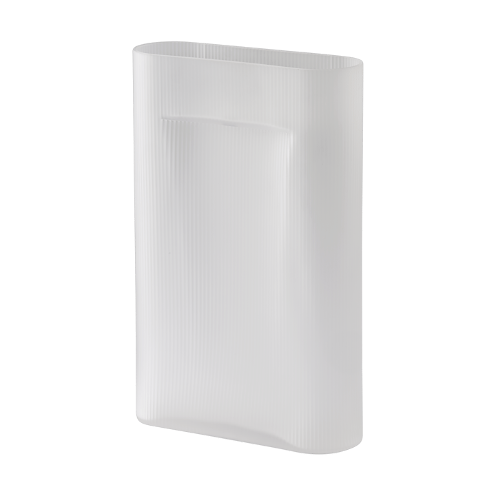 Ridge wazon matowe szkło 48,5 cm - White - Muuto