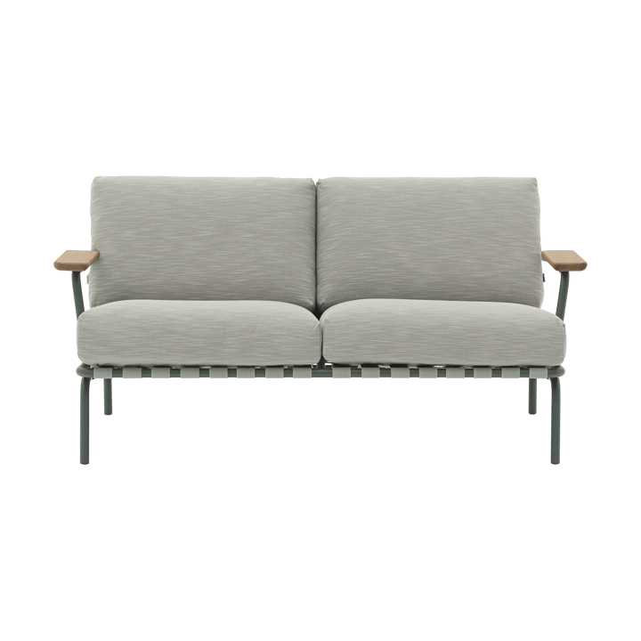 Settle sofa 2-osobowa - Ribbed Weave 2 Dark green - Muuto