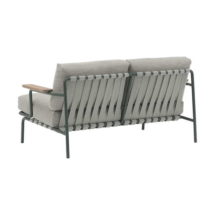 Settle sofa 2-osobowa, Ribbed Weave 2 Dark green Muuto