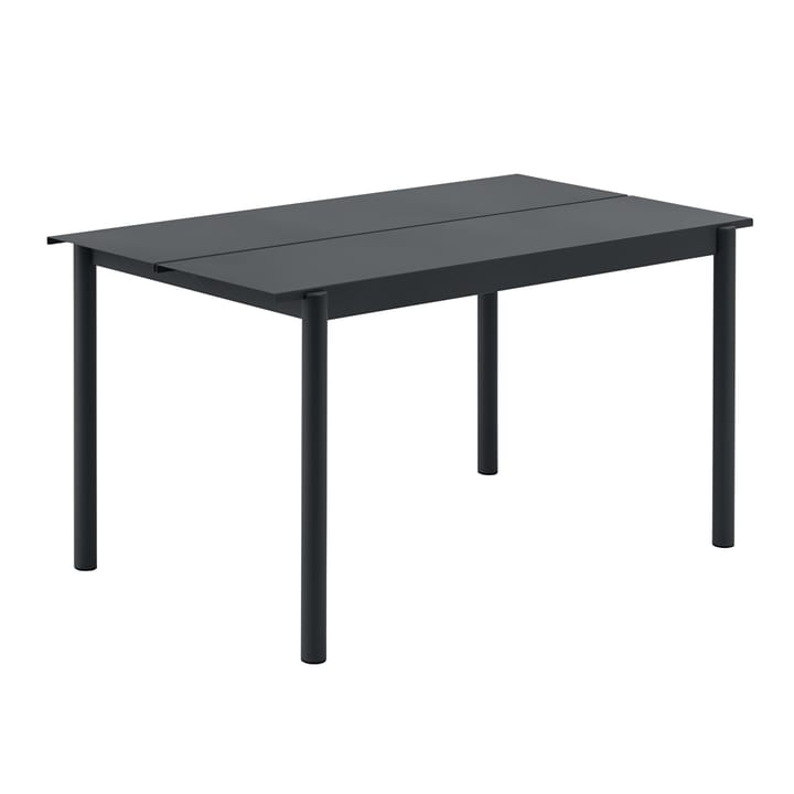 Stół Linear Steel Table 140x75 cm - Black - Muuto