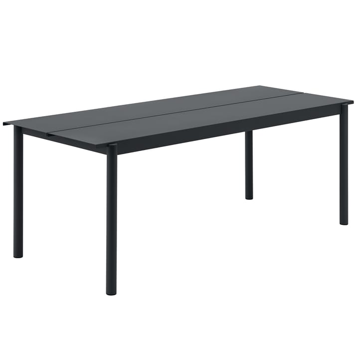 Stół Linear Steel Table 200x75 cm - Black - Muuto