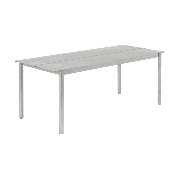 Stół Linear Steel Table 200x75 cm - Warm galvanized steel - Muuto