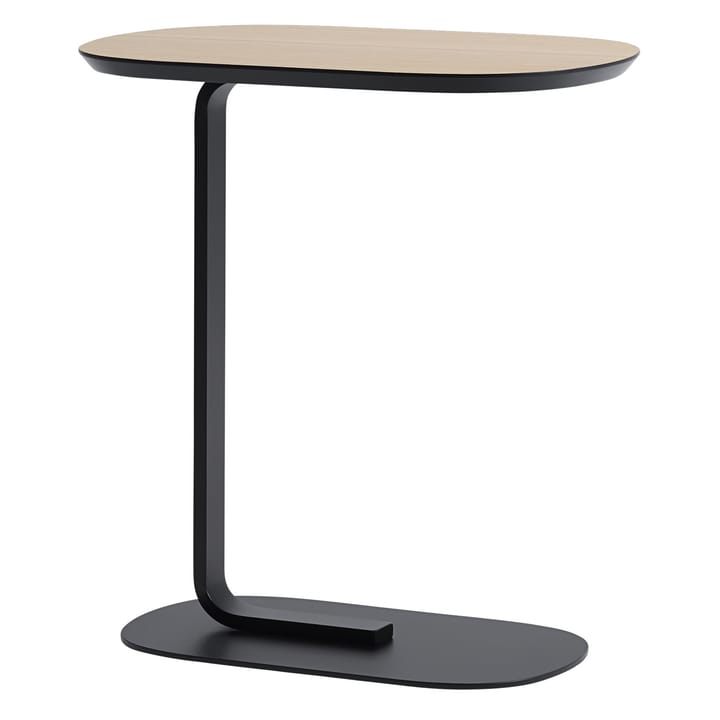 Stolik boczny Relate 60,5 cm - Oak veener-Black - Muuto