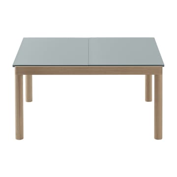 Stolik kawowy Couple 2 Plain 80x84x40 cm - Pale blue-oak - Muuto