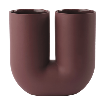 Wazon Kink 26 cm - Deep red - Muuto