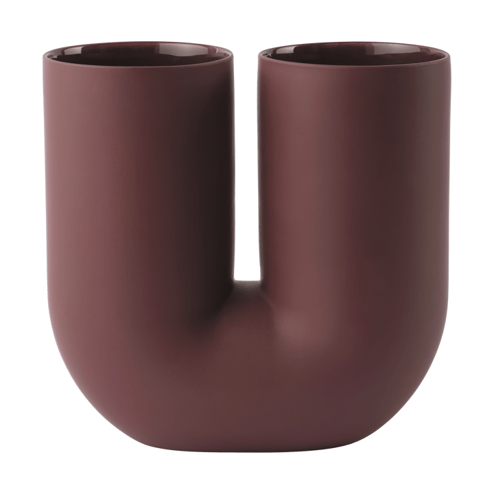 Wazon Kink 26 cm - Deep red - Muuto