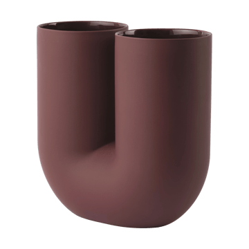 Wazon Kink 26 cm - Deep red - Muuto