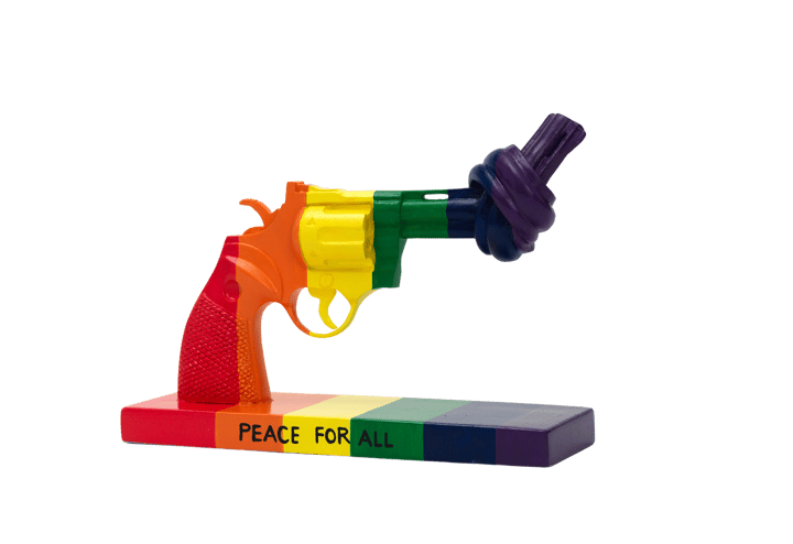 Dekoracja Peace for All 19 cm - Multi - Non Violence