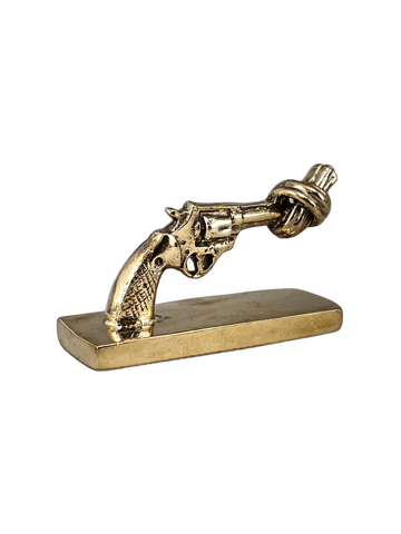 Knotted Gun mini 7 cm - Brąz - Non Violence