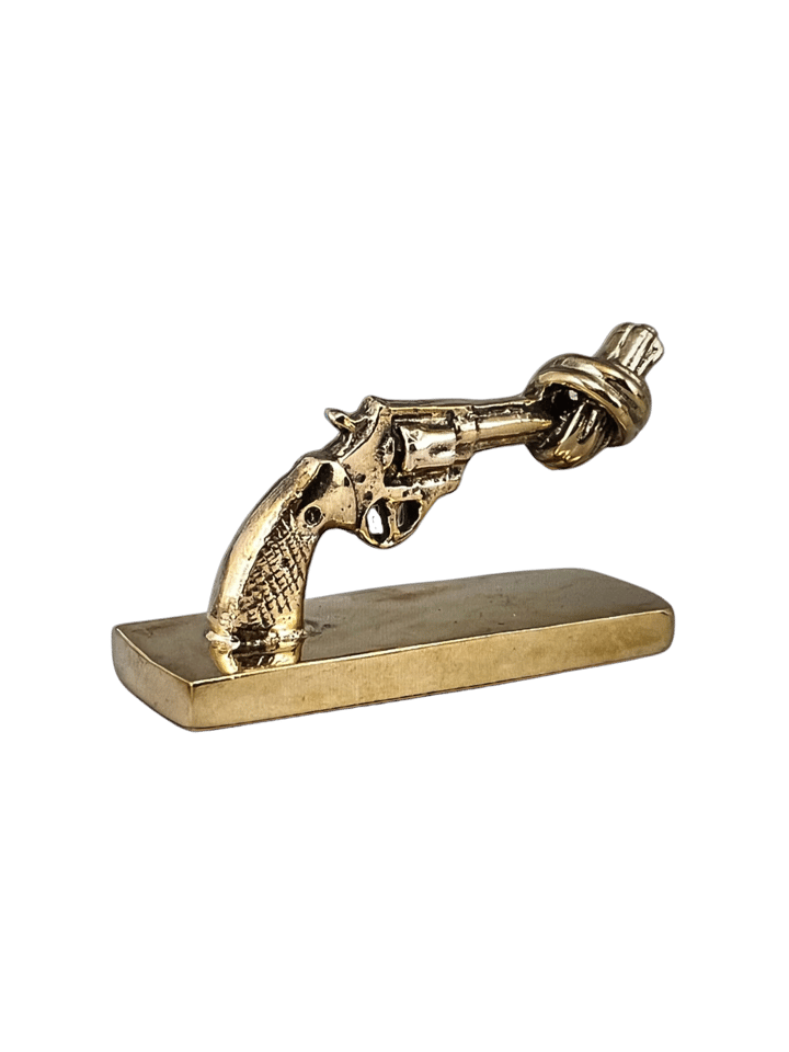 Knotted Gun mini 7 cm - Brąz - Non Violence