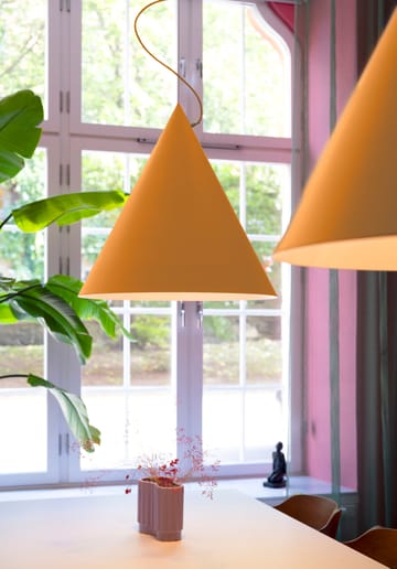 Lampa wisząca Castor 60 cm - Brązowy okra mosiężny - Noon