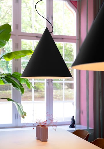 Lampa wisząca Castor 60 cm - Czarno-czarno-czarno - Noon