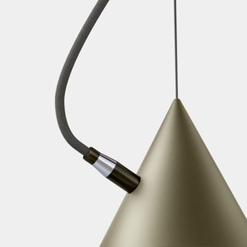 Lampa wisząca Castor 60 cm - Oliwkowo-szaro-czarny - Noon