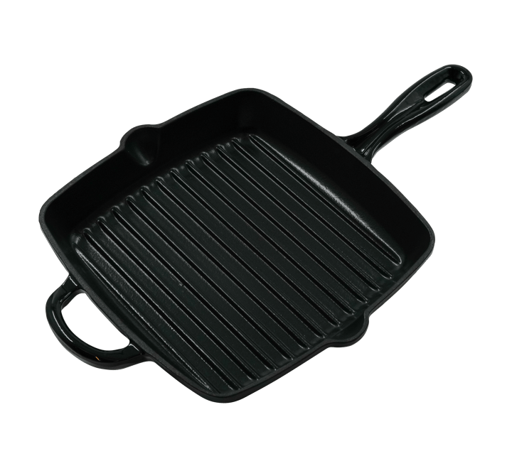 Patelnia grillowa Nordwik 25x25 cm - Żeliwo-czarny - Nordwik