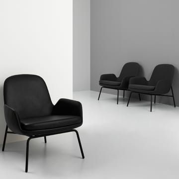 Era Low fotel - Skóra tango czarny - Normann Copenhagen