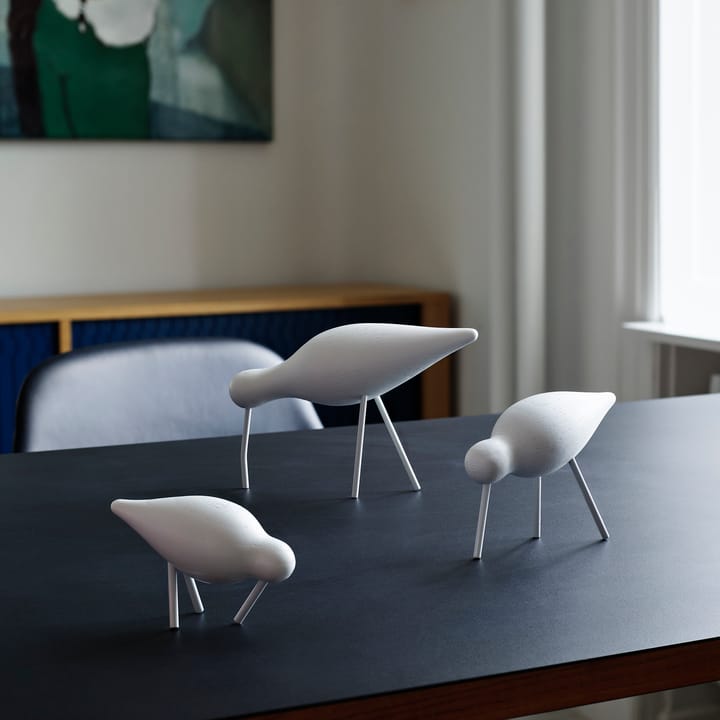 Figurka Shorebird biały, mały Normann Copenhagen