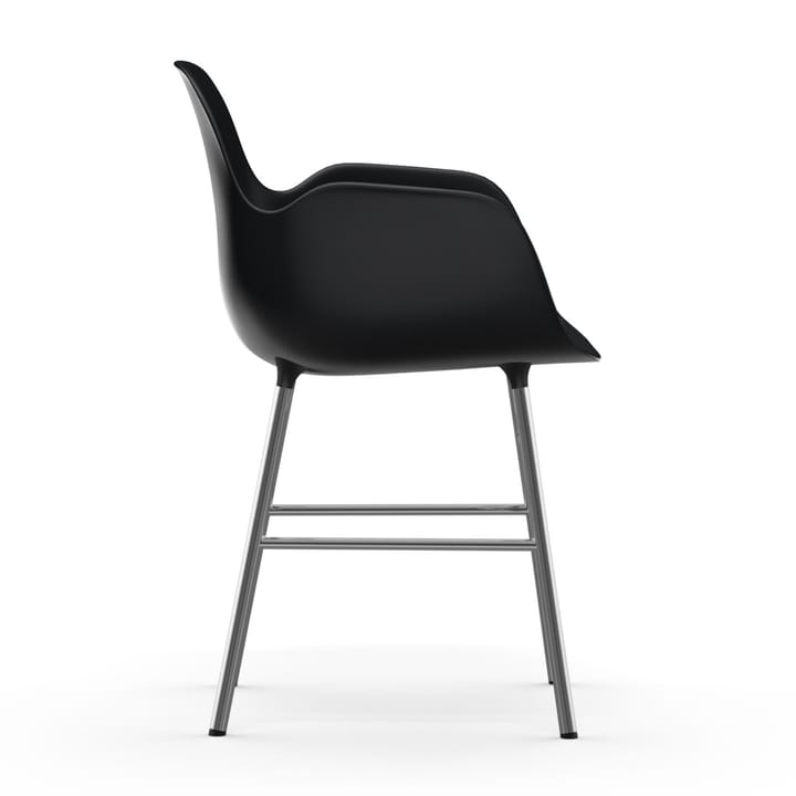 Form Chromowane nogi fotela Shape, Czarny Normann Copenhagen