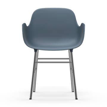 Form Chromowane nogi fotela Shape - Niebieski - Normann Copenhagen