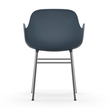 Form Chromowane nogi fotela Shape - Niebieski - Normann Copenhagen