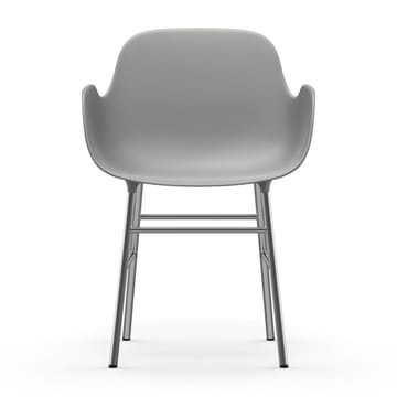 Form Chromowane nogi fotela Shape - szary - Normann Copenhagen