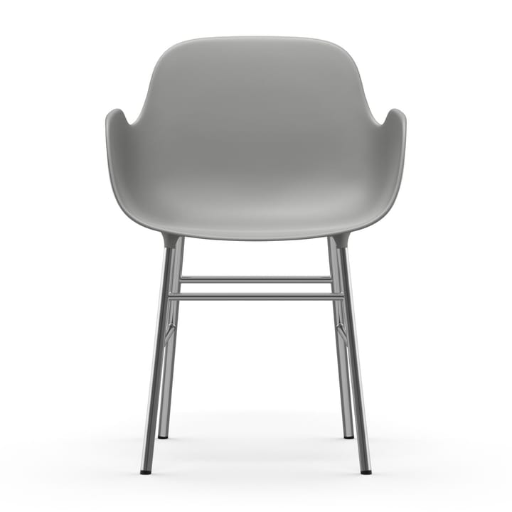 Form Chromowane nogi fotela Shape, szary Normann Copenhagen