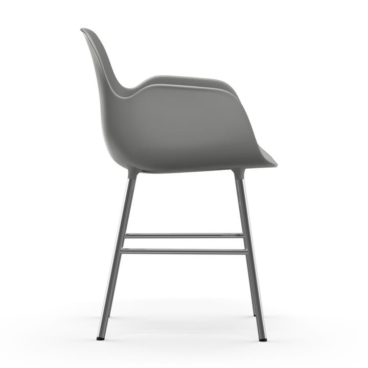 Form Chromowane nogi fotela Shape, szary Normann Copenhagen