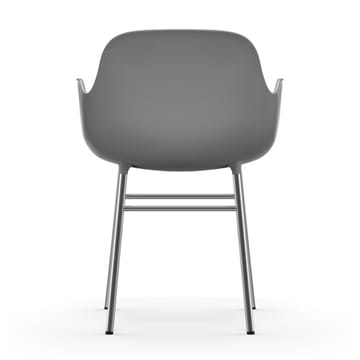 Form Chromowane nogi fotela Shape - szary - Normann Copenhagen