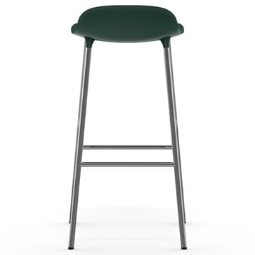 Form krzesło barowe chromadowe nogi 75 cm - Zielony - Normann Copenhagen