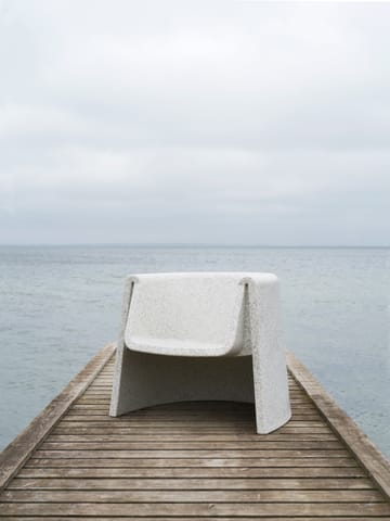 Fotel Bit Lounge Chair - Biały - Normann Copenhagen