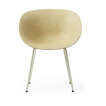 Krzesło Mat Armchair - Hemp-Cream Steel - Normann Copenhagen