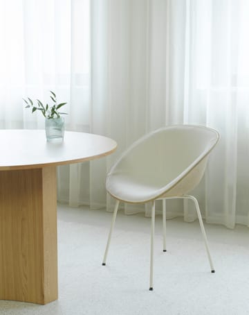 Krzesło Mat Armchair - Hemp-cream steel - Normann Copenhagen