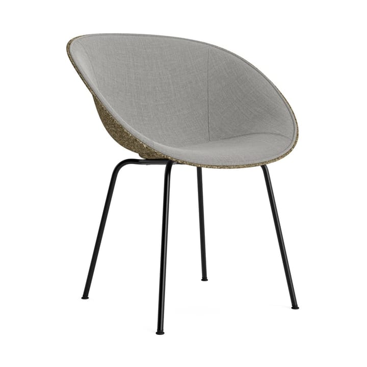 Krzesło Mat Armchair - Seaweed-black steel - Normann Copenhagen