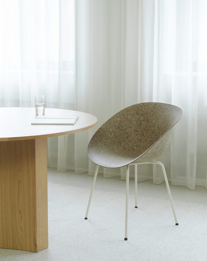 Krzesło Mat Armchair, Seaweed-Cream Steel Normann Copenhagen