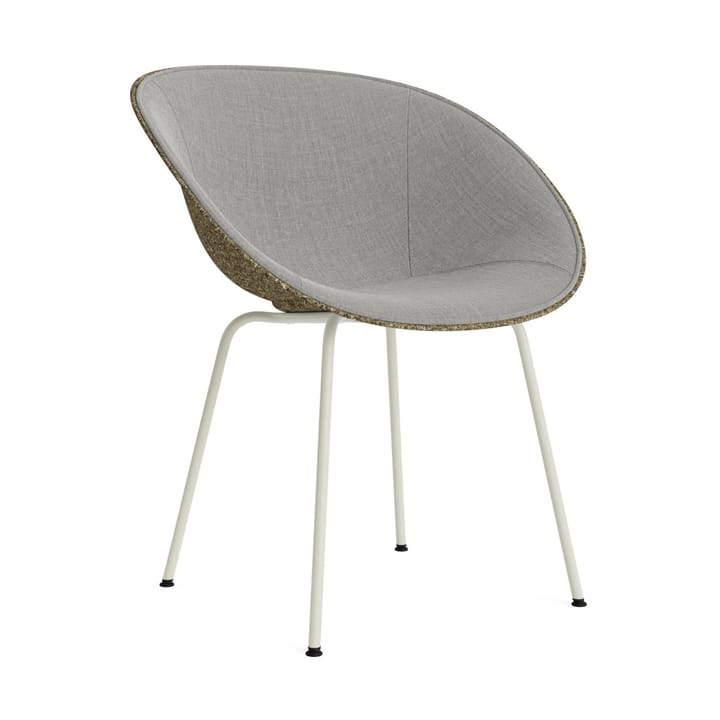 Krzesło Mat Armchair - Seaweed-cream steel - Normann Copenhagen