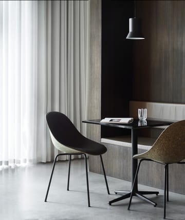 Krzesło Mat Chair - Seaweed-black steel - Normann Copenhagen