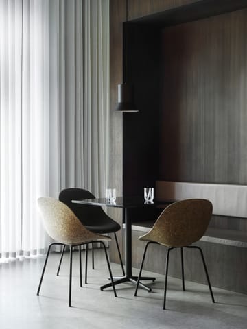 Krzesło Mat Chair - Seaweed-black steel - Normann Copenhagen