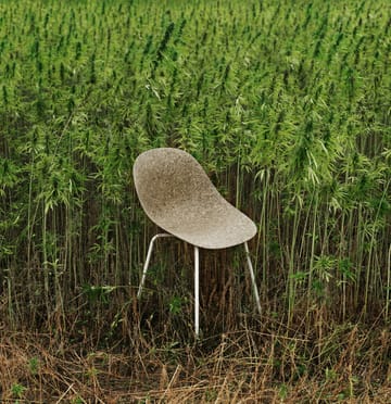 Krzesło Mat Chair - Seaweed-Cream Steel - Normann Copenhagen