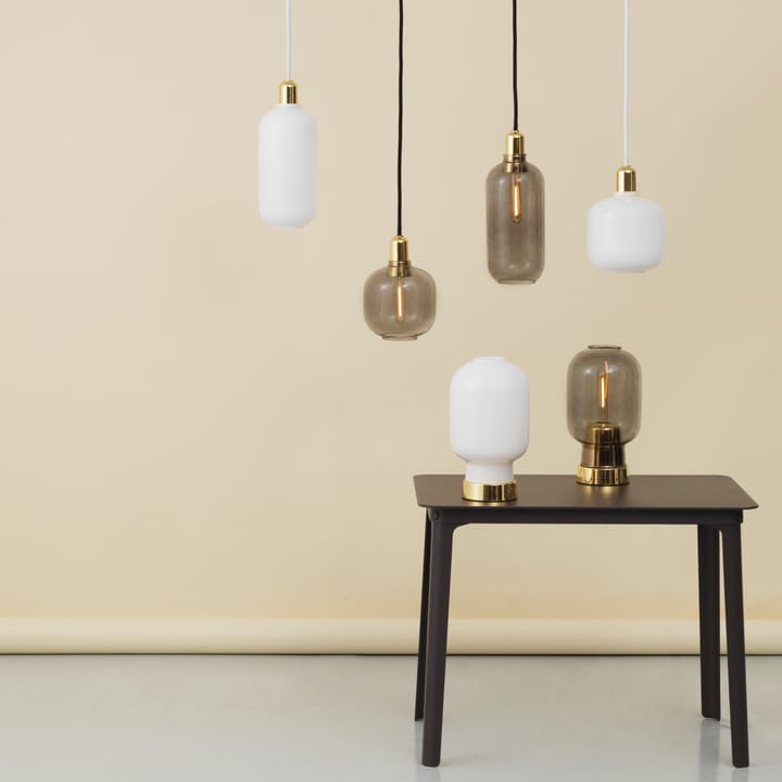 Lampa Amp duża, biały - mosiądz Normann Copenhagen