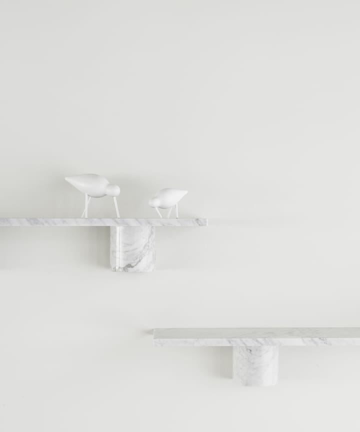 Półka Sten Shelf 80 cm, White marble Normann Copenhagen