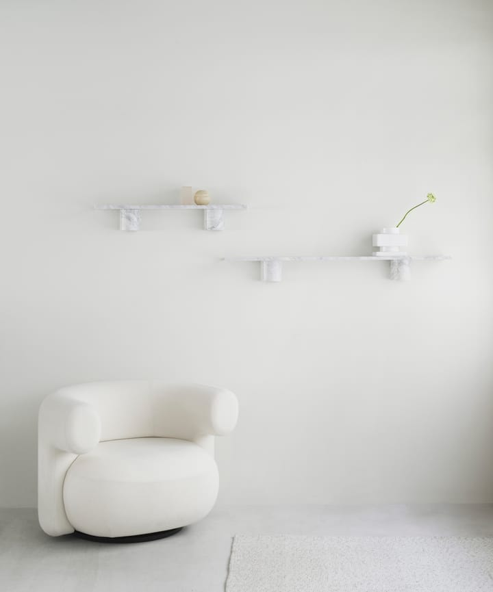 Półka Sten Shelf 80 cm, White marble Normann Copenhagen