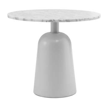 Stół regulowany Turn Ø55 cmØ55 cm - Biały marmur - Normann Copenhagen