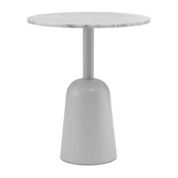 Stół regulowany Turn Ø55 cmØ55 cm - Biały marmur - Normann Copenhagen