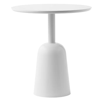 Stół regulowany Turn Ø55 cmØ55 cm - Ciepły szary - Normann Copenhagen