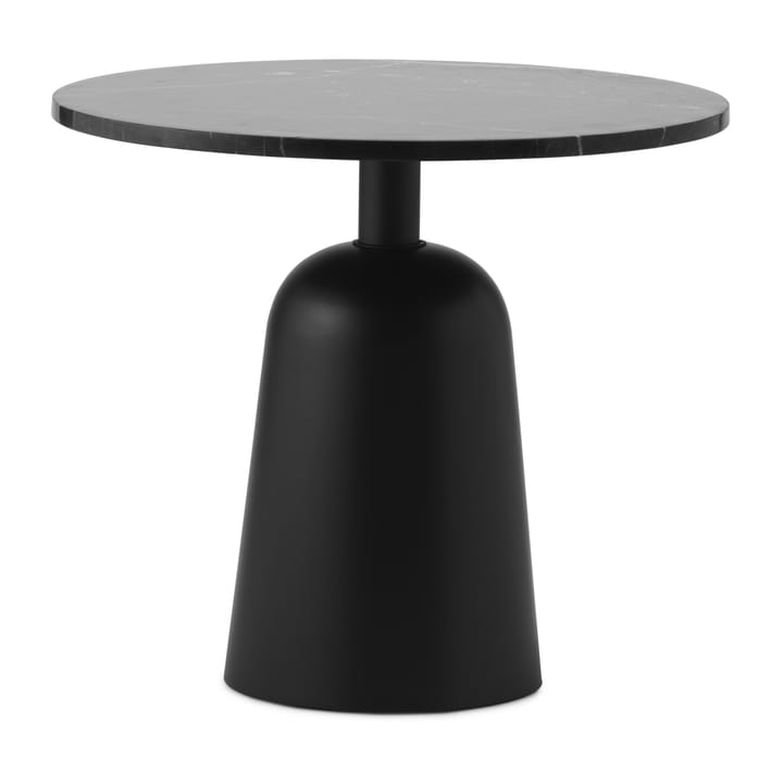 Stół regulowany Turn Ø55 cmØ55 cm, Czarny marmur Normann Copenhagen